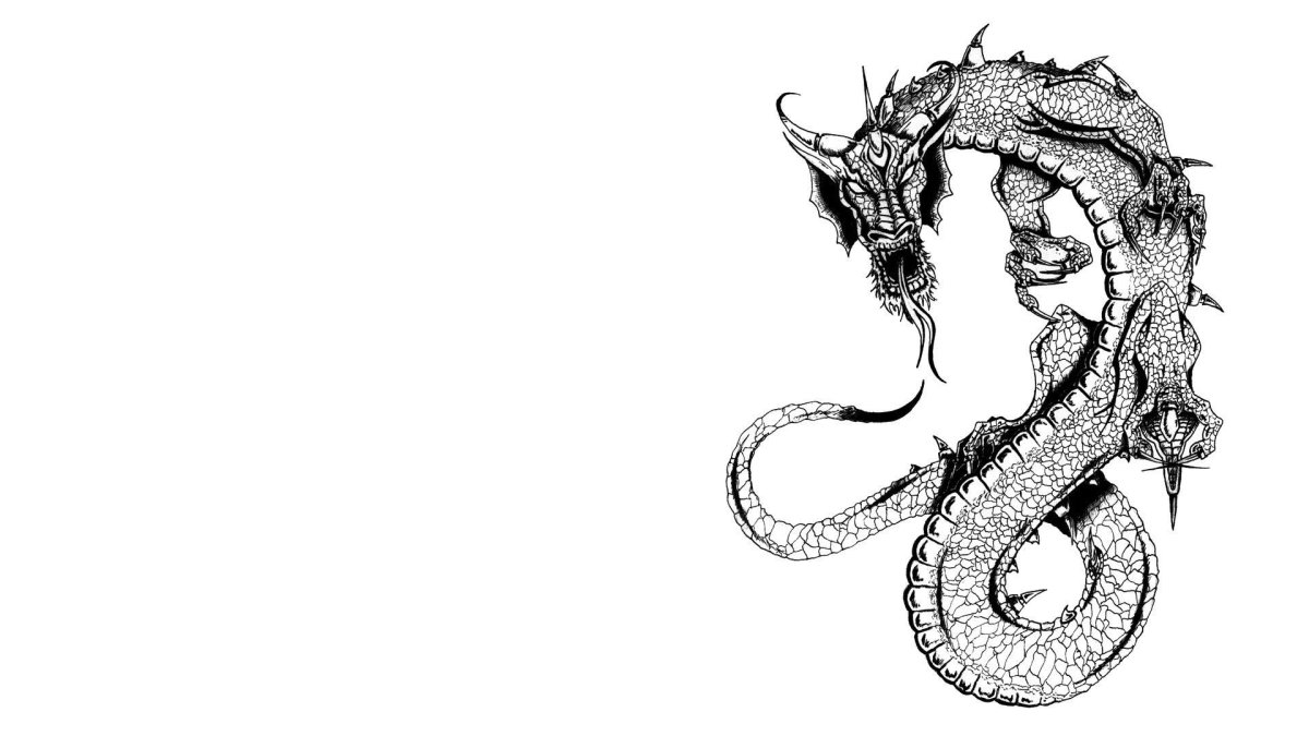 Картины в японском стиле дракон