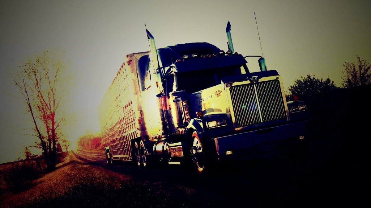 Volvo fh16 с прицепом