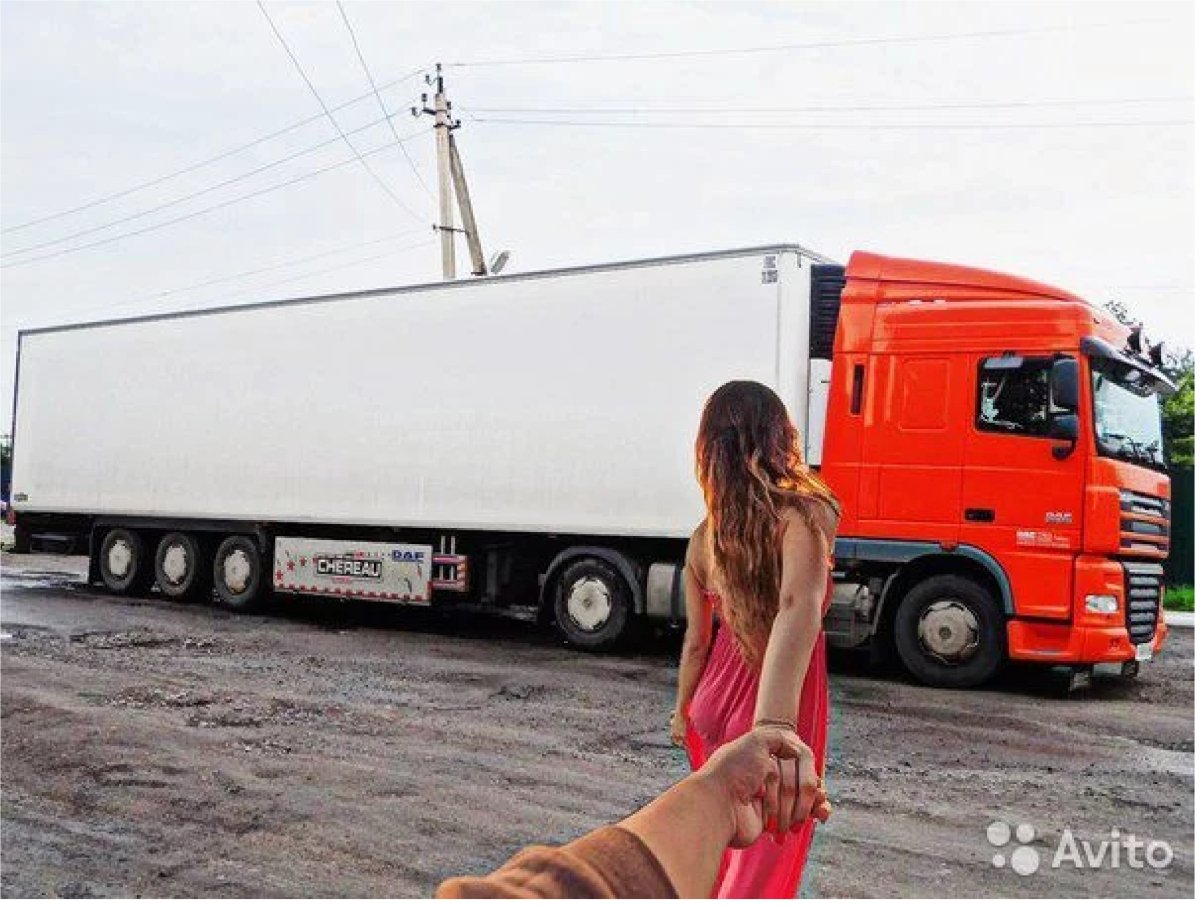 Дальнобойщик за рулем