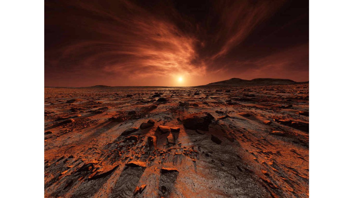 Обои на рабочий стол Планета Марс