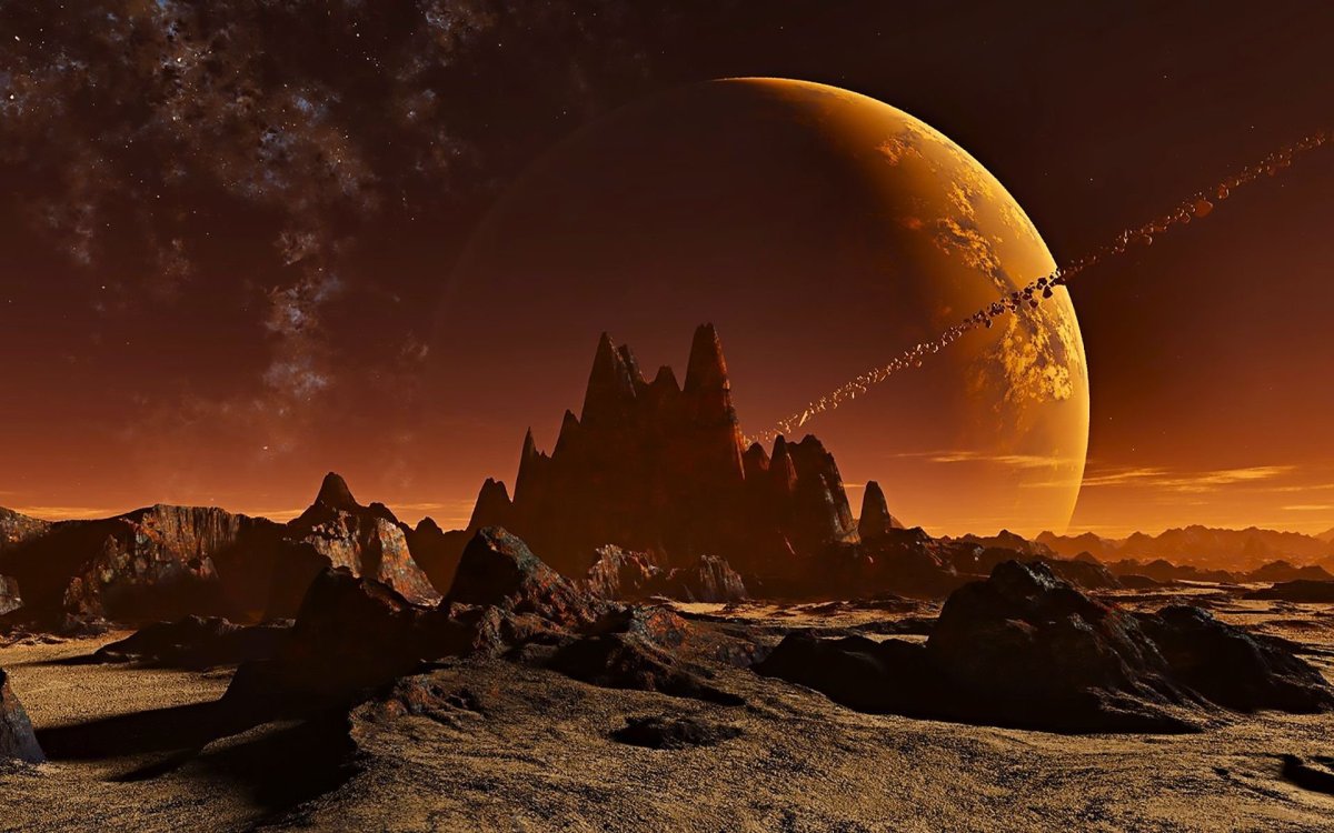 Марсианский пейзаж