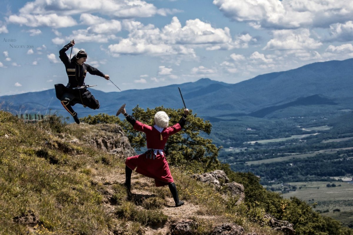 Лезгинка в горах