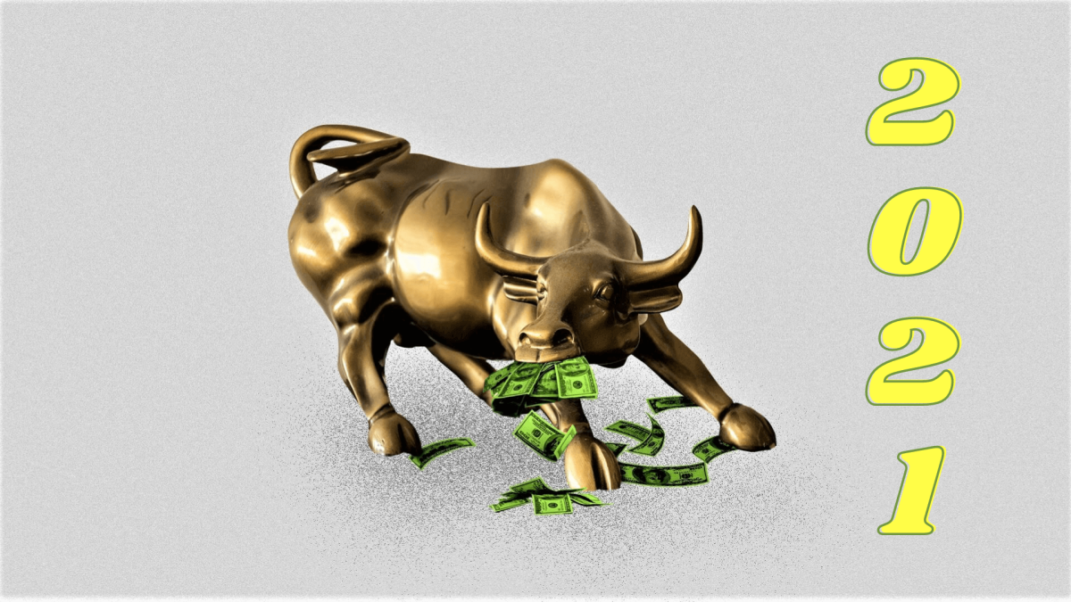 Металлический бык 2021г