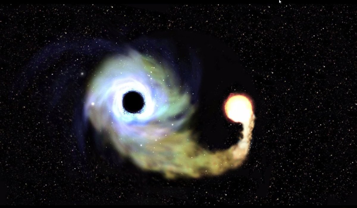 Белая дыра в космосе
