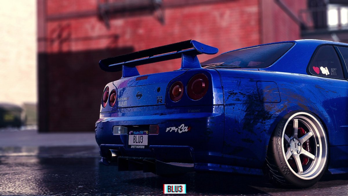 Nissan Skyline gt-r r34 фендеры