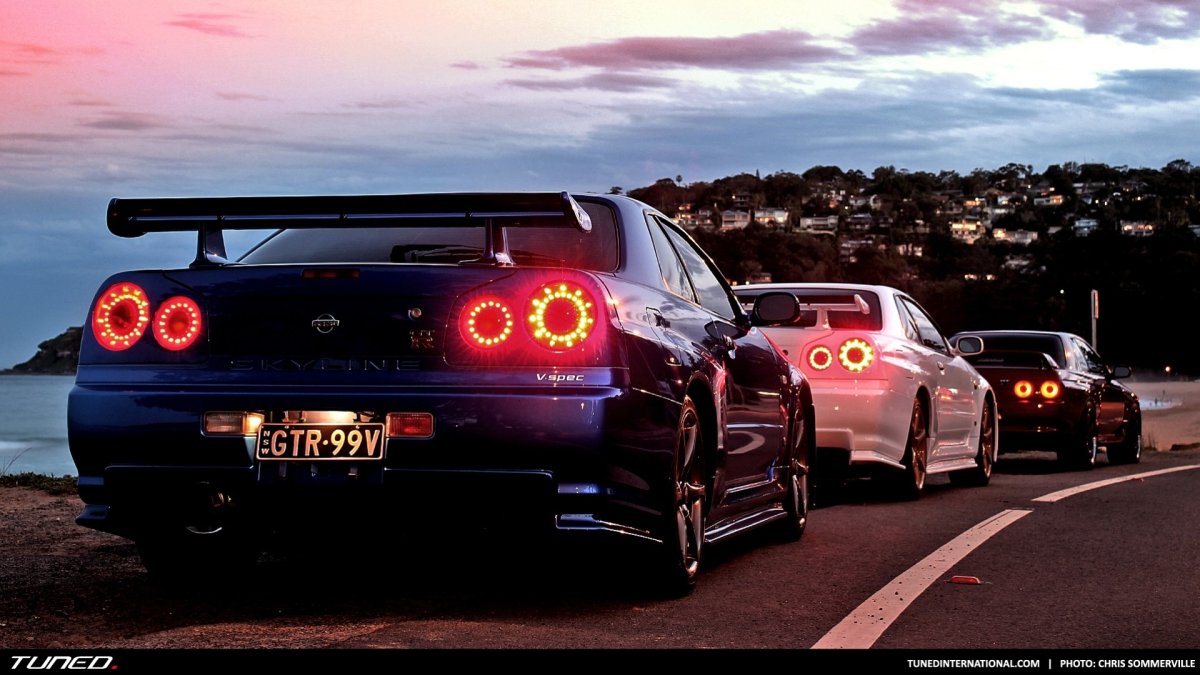 Nissan Skyline GTR r34 Night