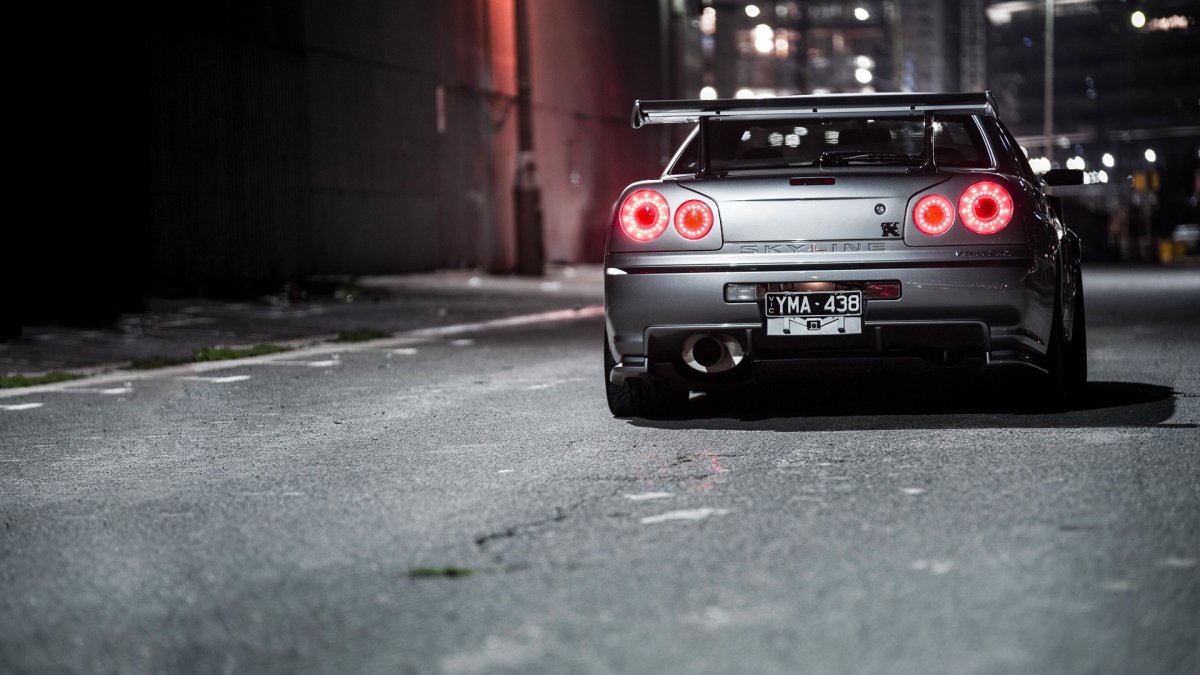 Nissan Skyline r34 обои на телефон