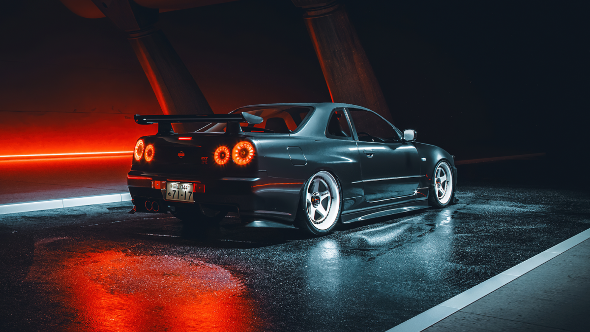 Nissan Skyline GTR r34 Night