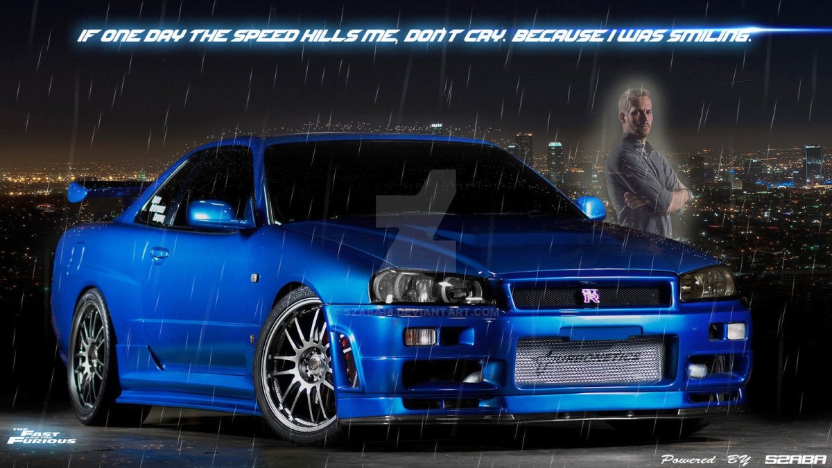 Nissan r34 Paul Walker