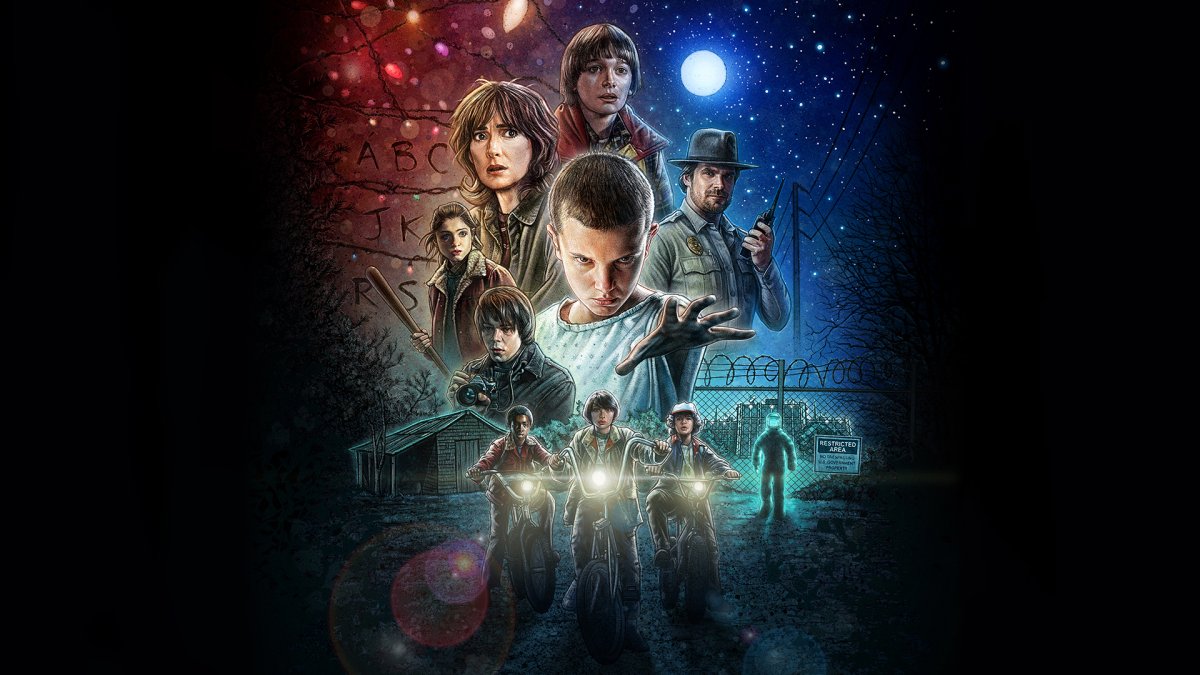 Очень странные дела обои на телефон 4к