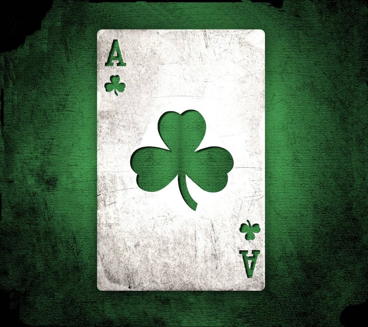 Четырёхлистный Клевер символ удачи