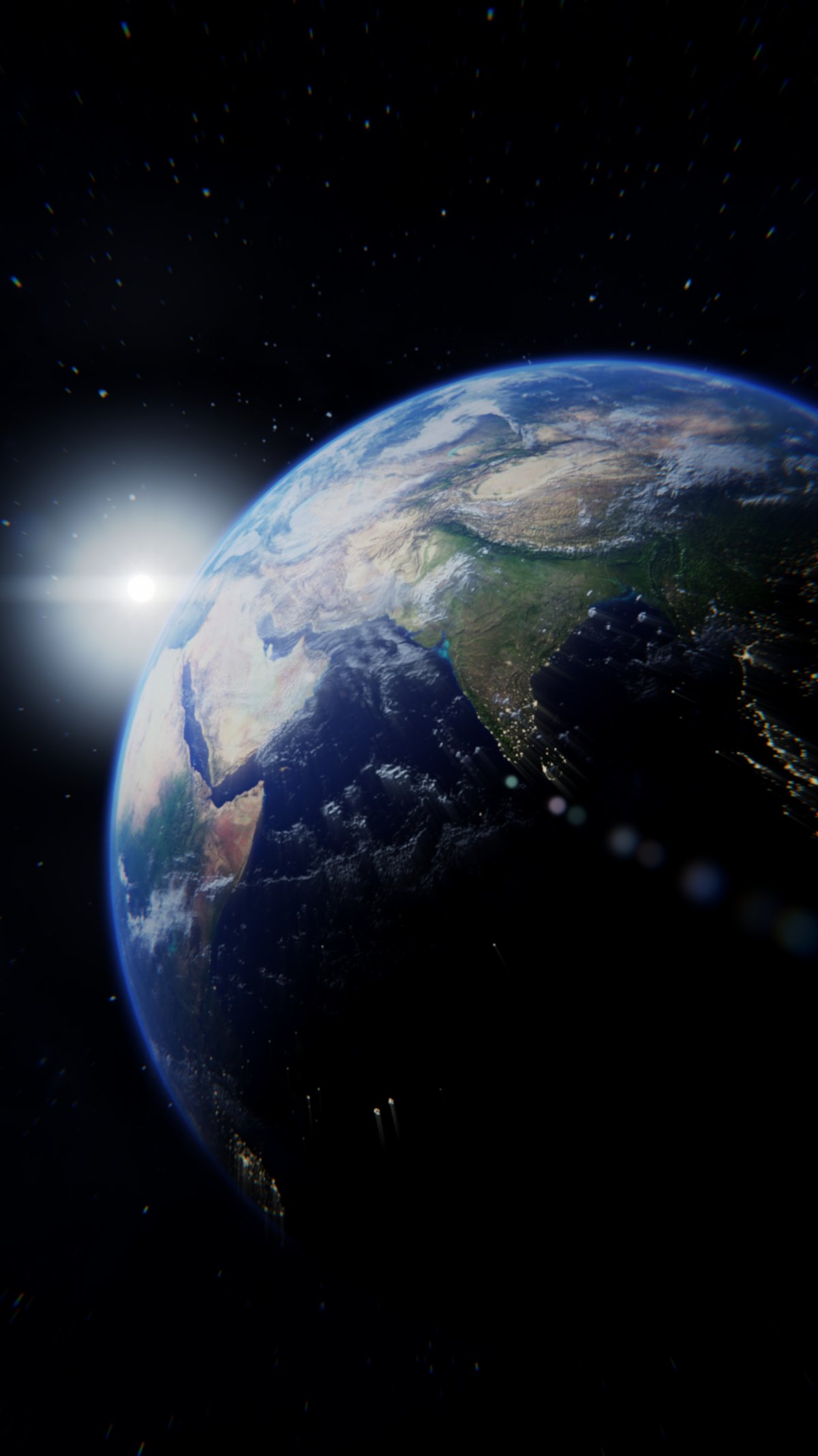 Земной шар из космоса