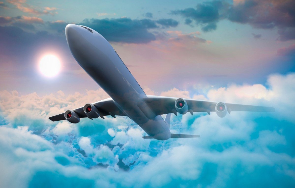 Самолет в полете
