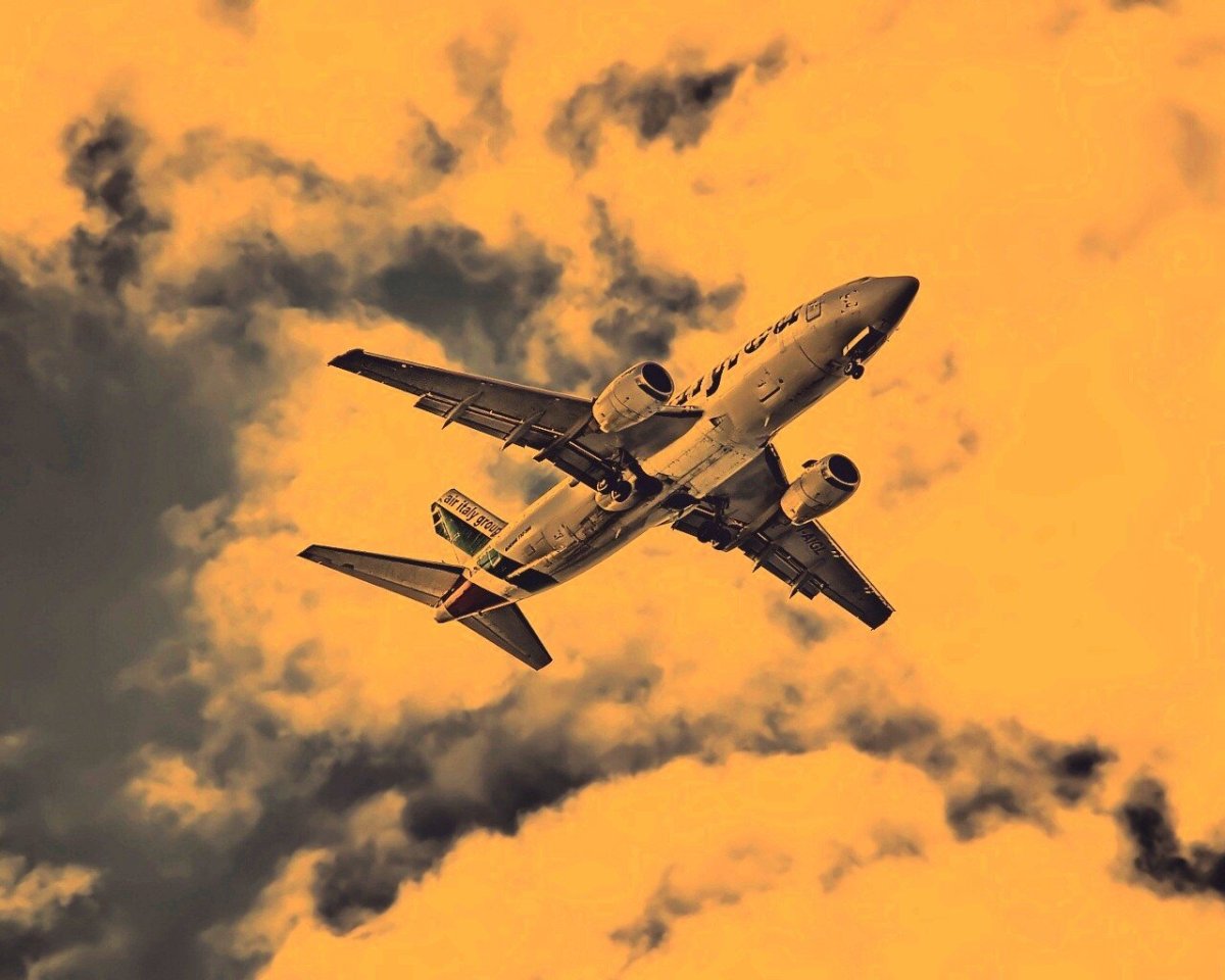 Заставка самолет