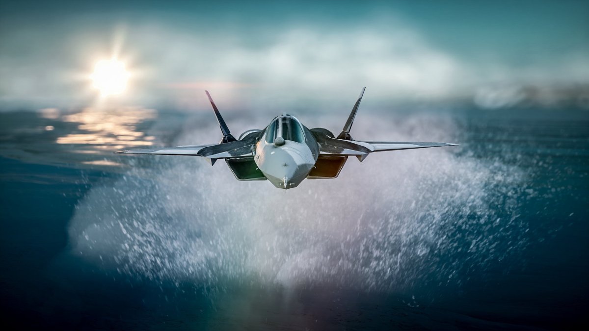 Су-57 реактивный самолёт