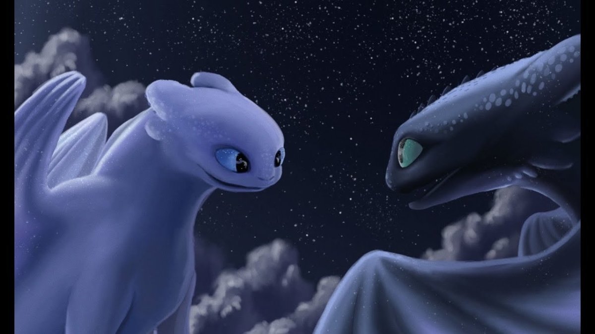 Драконы Беззубик и дневная фурия