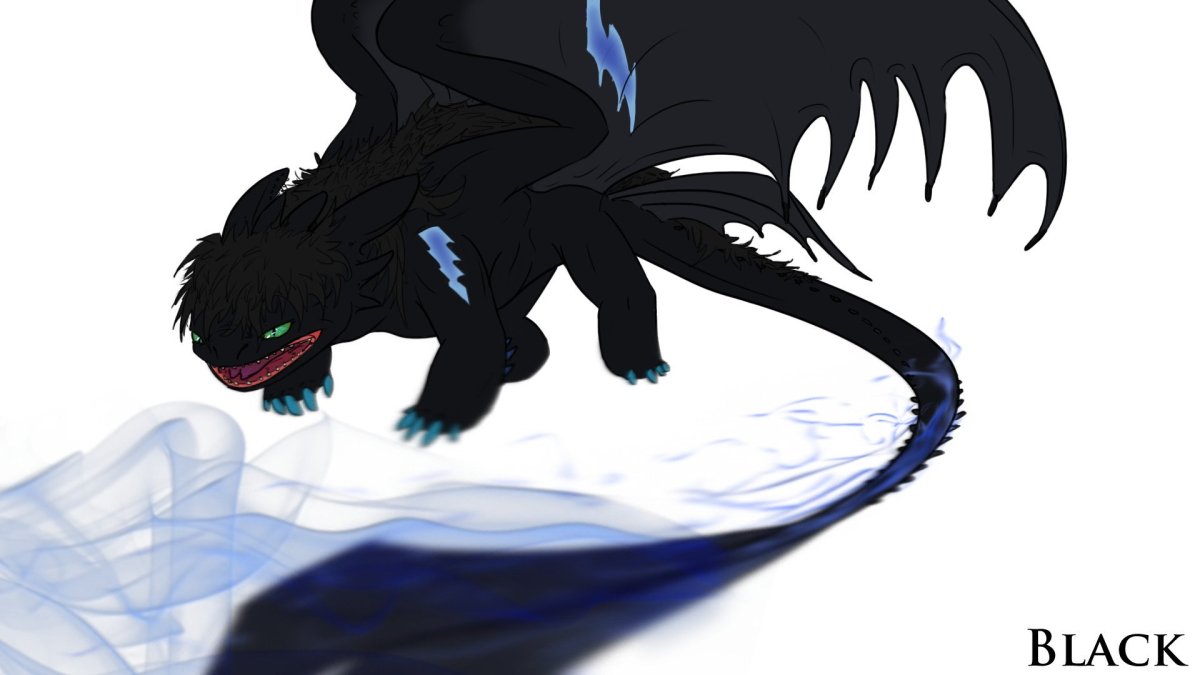 Ночная фурия дракон хвост