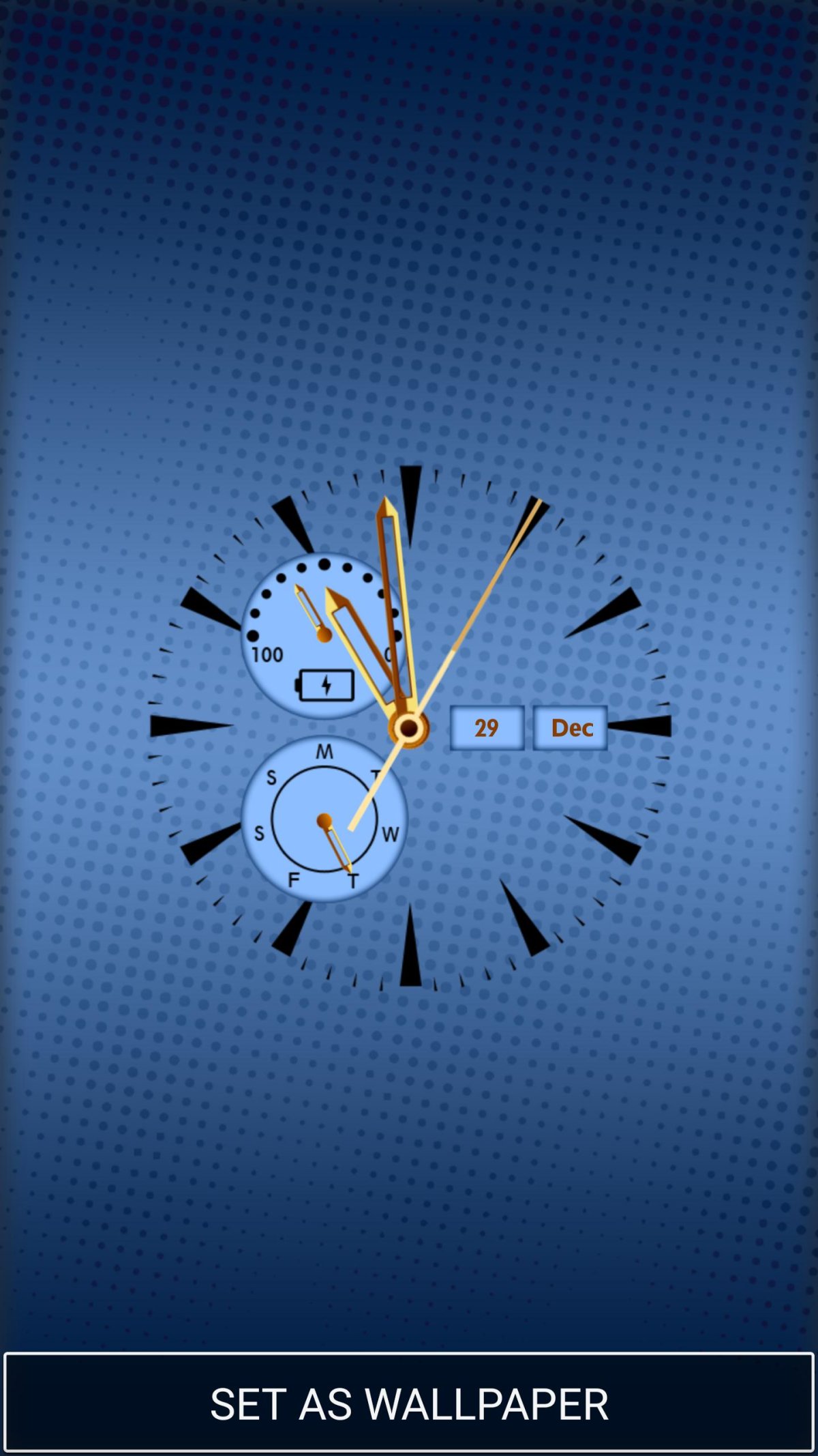 Часы на экран телефона андроид