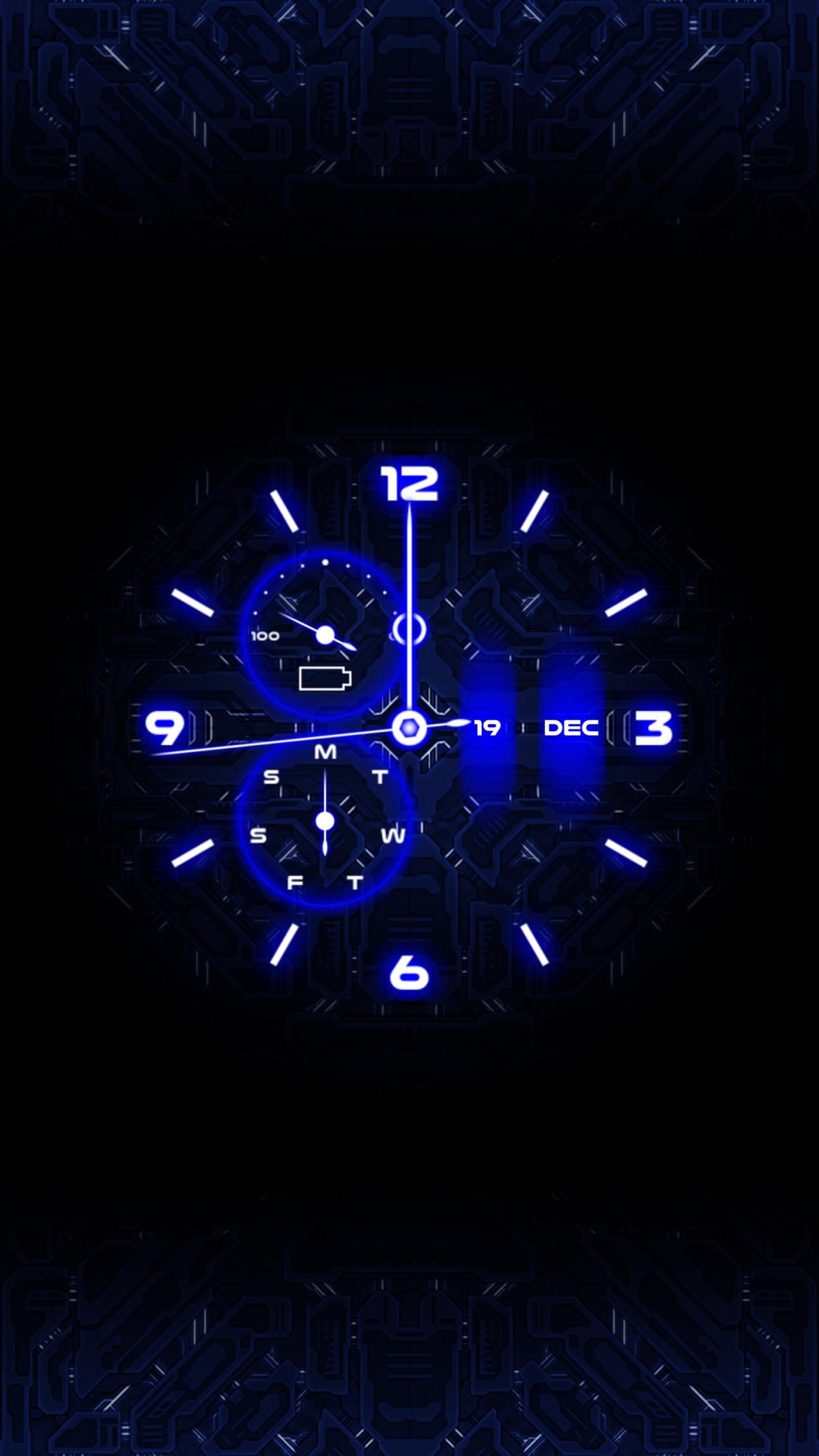 Фоновые часы для андроид