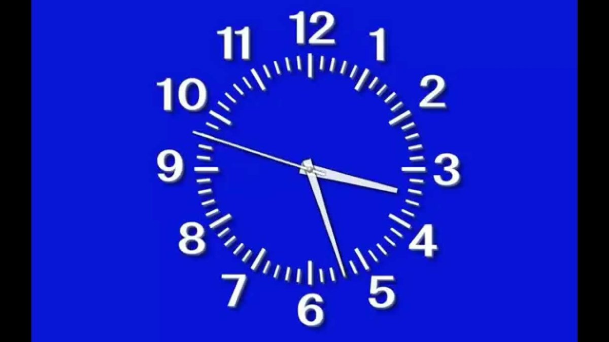 Скринсейвер часы ОРТ 1995-1996