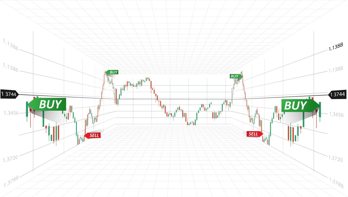 Торговля на бирже вектор