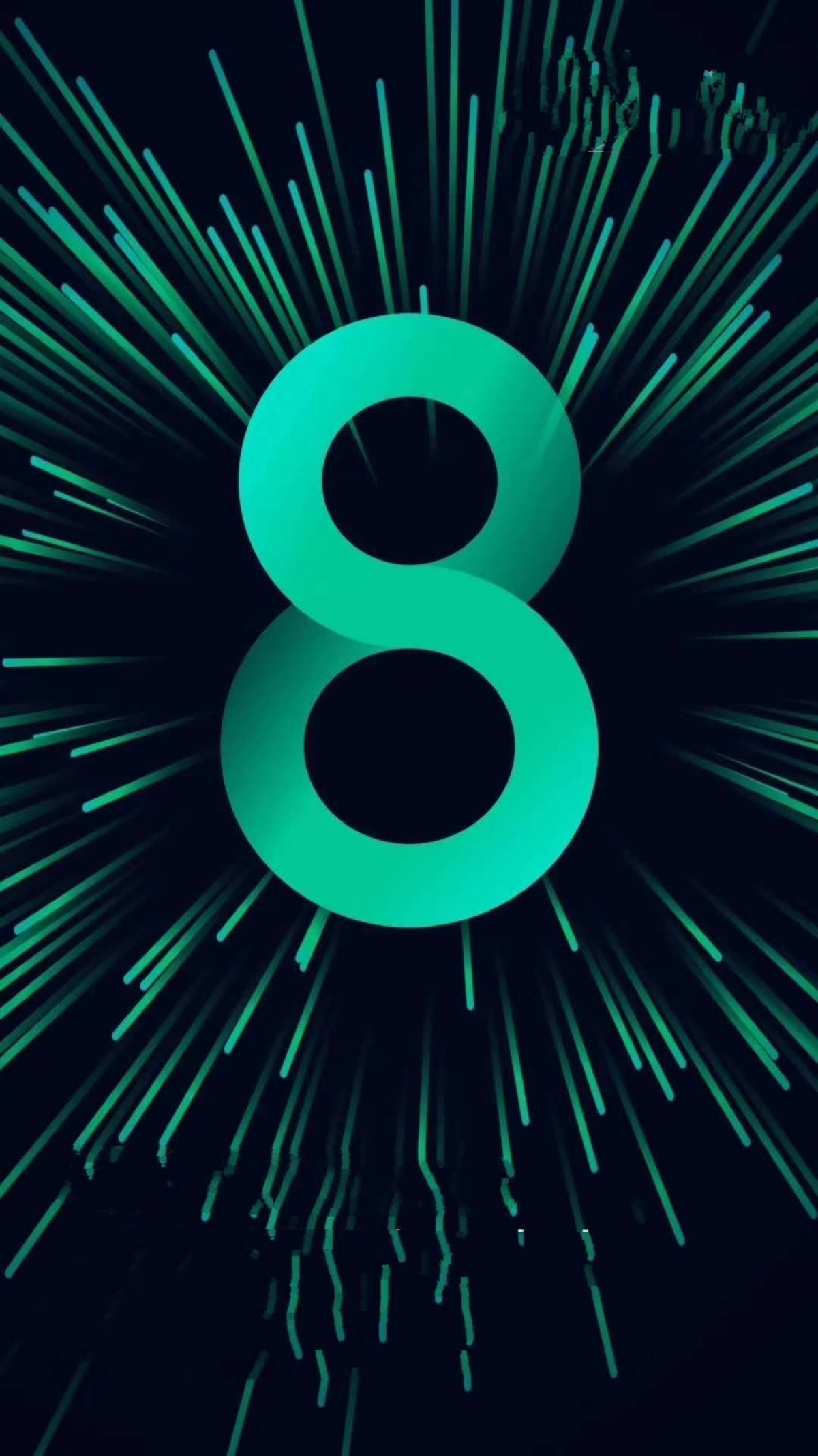 Цифра 8 на заставку