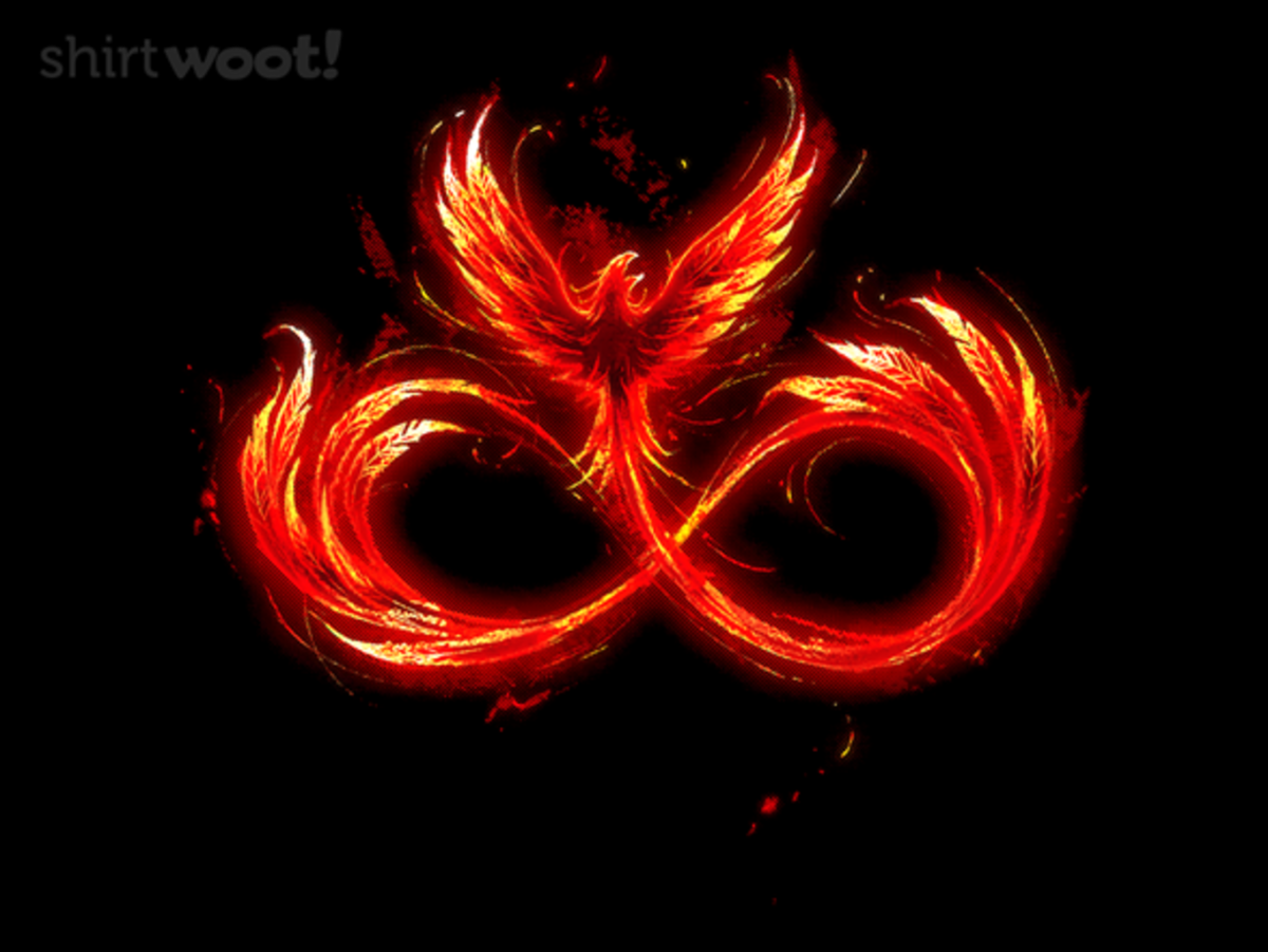 Знак бесконечности в огне