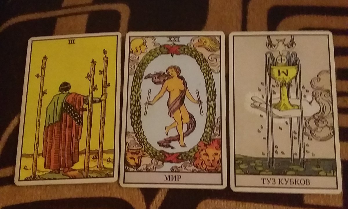 Двойка кубков Таро