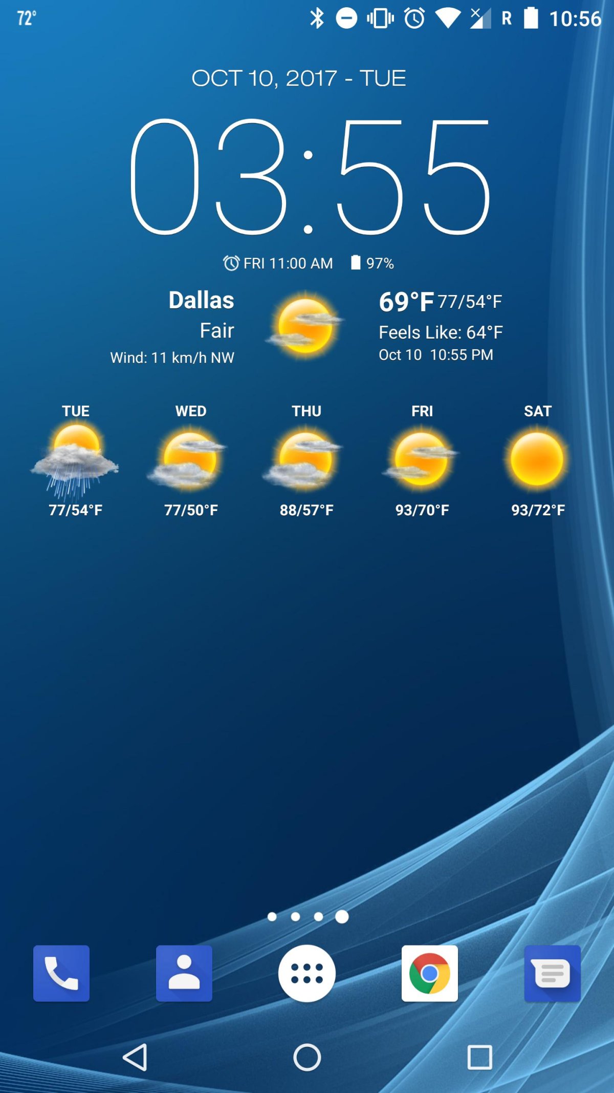 Виджеты на главный экран смартфона