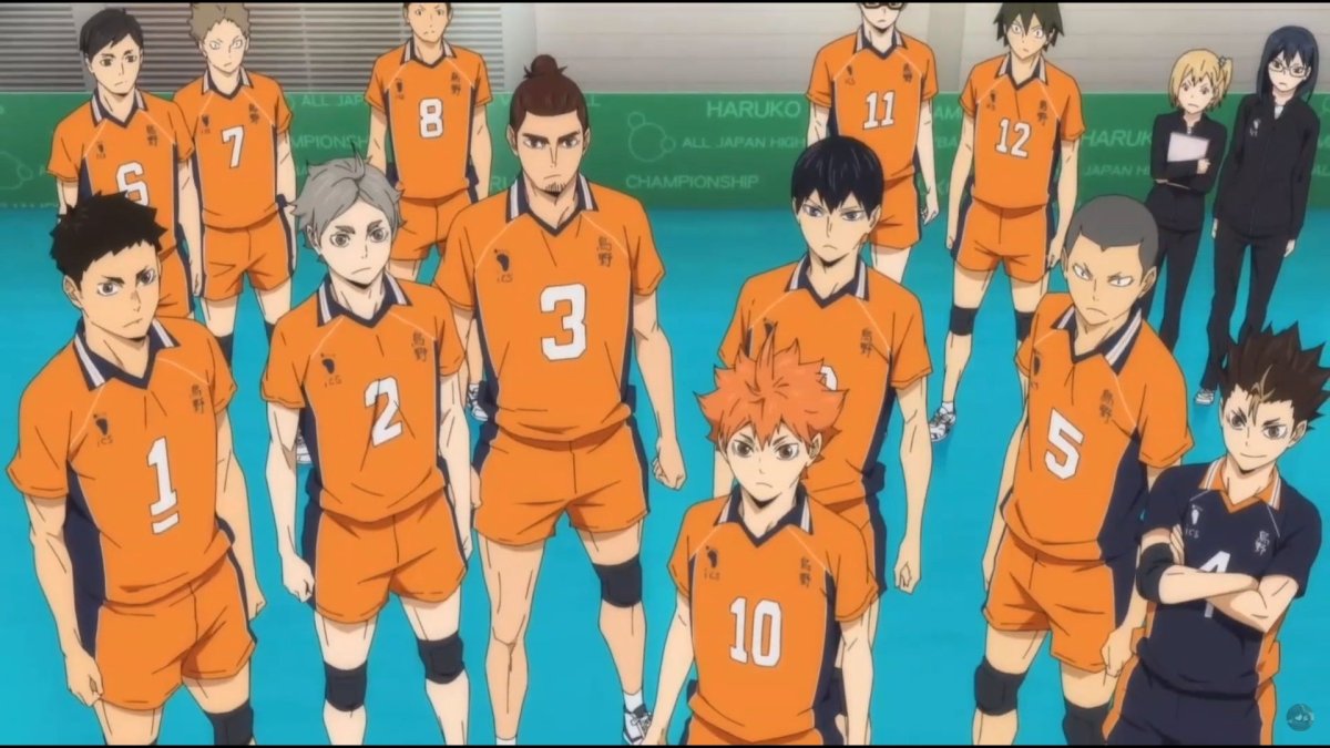 Аниме волейбол 4 Корасуно