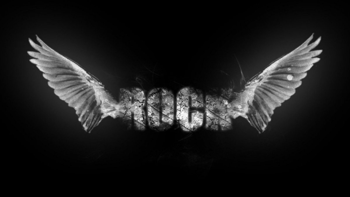 Рок надпись