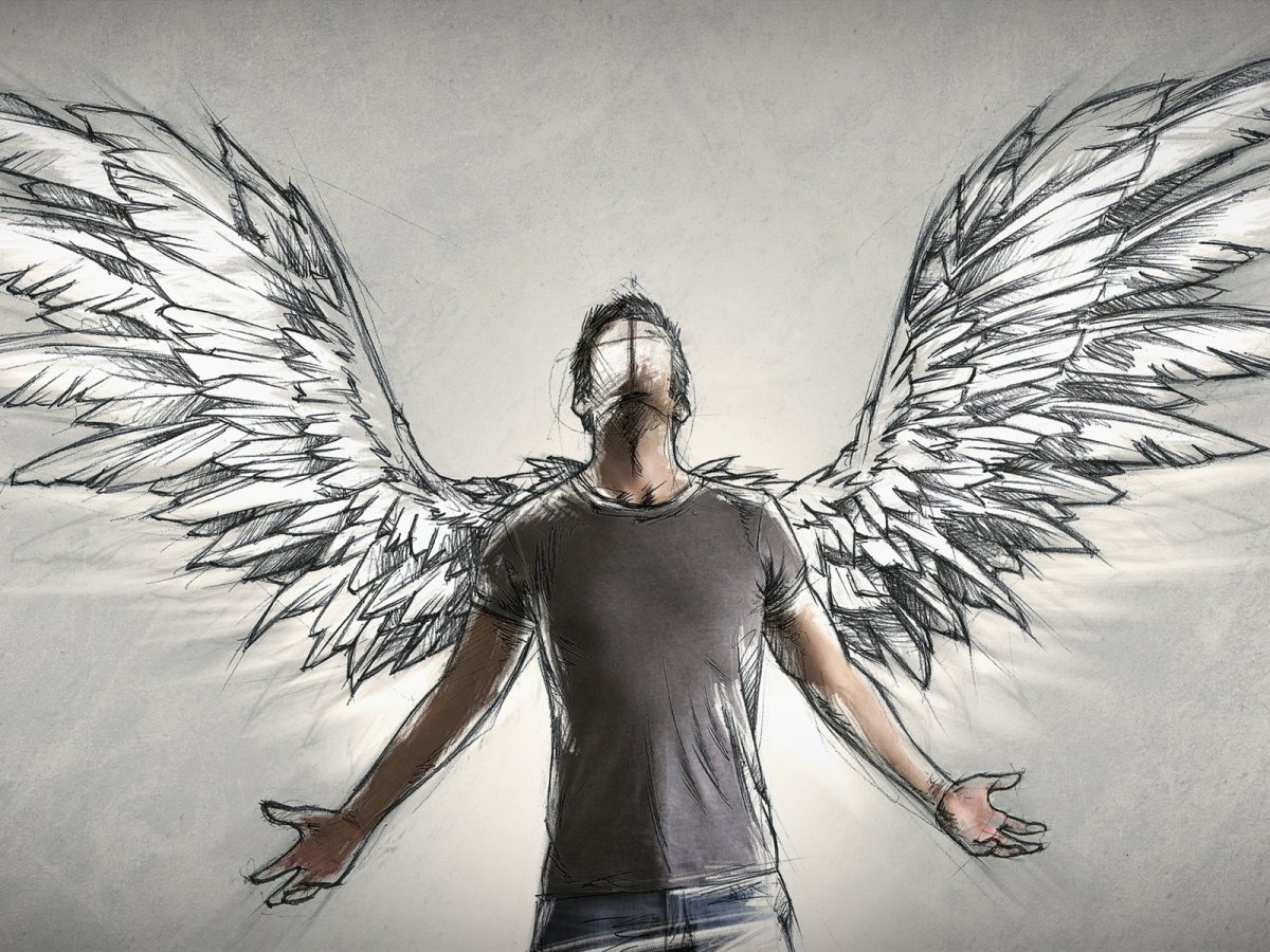 Человек с крыльями