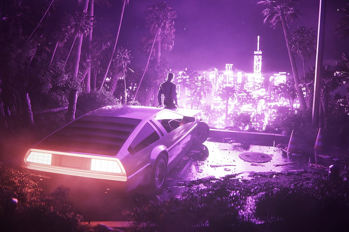 Машины арт Минимализм