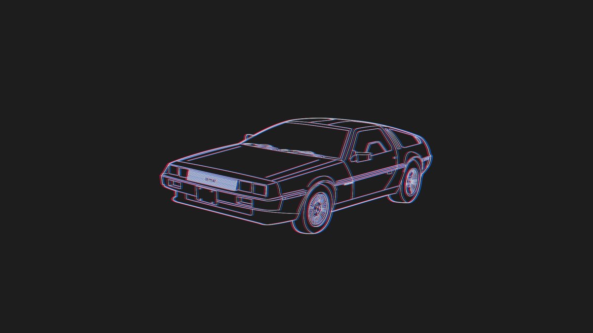 DMC DELOREAN Neon