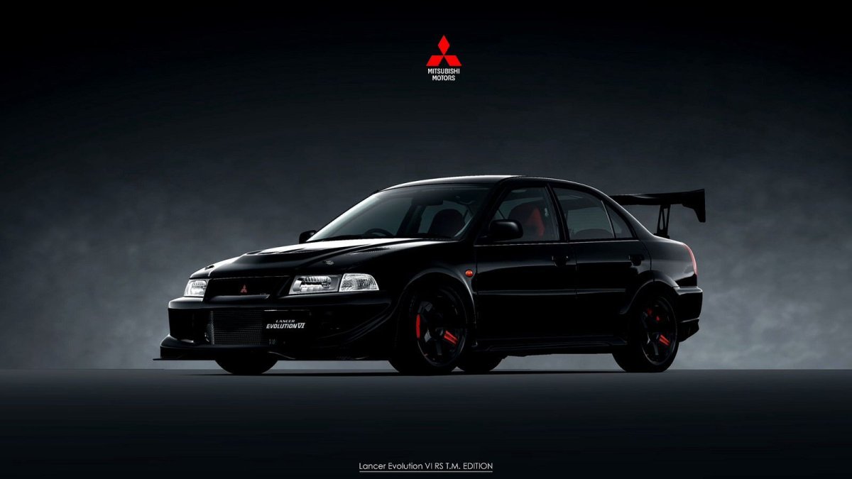 Mitsubishi Lancer Evolution 6 черный