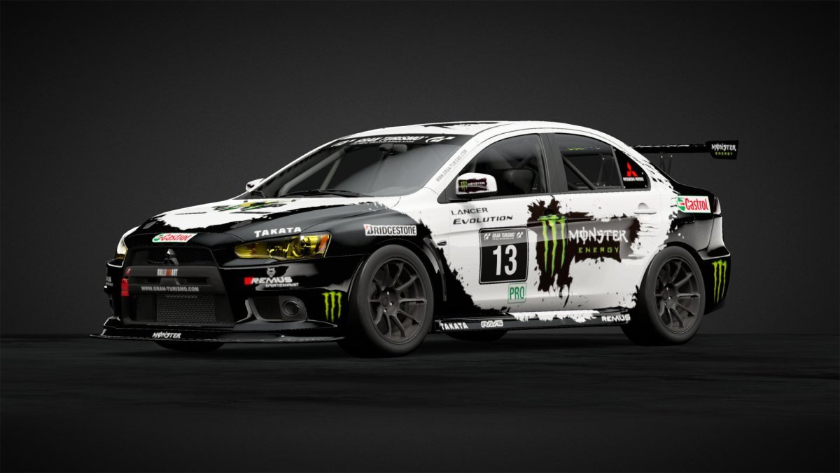 Mitsubishi Lancer Evolution Rally livery