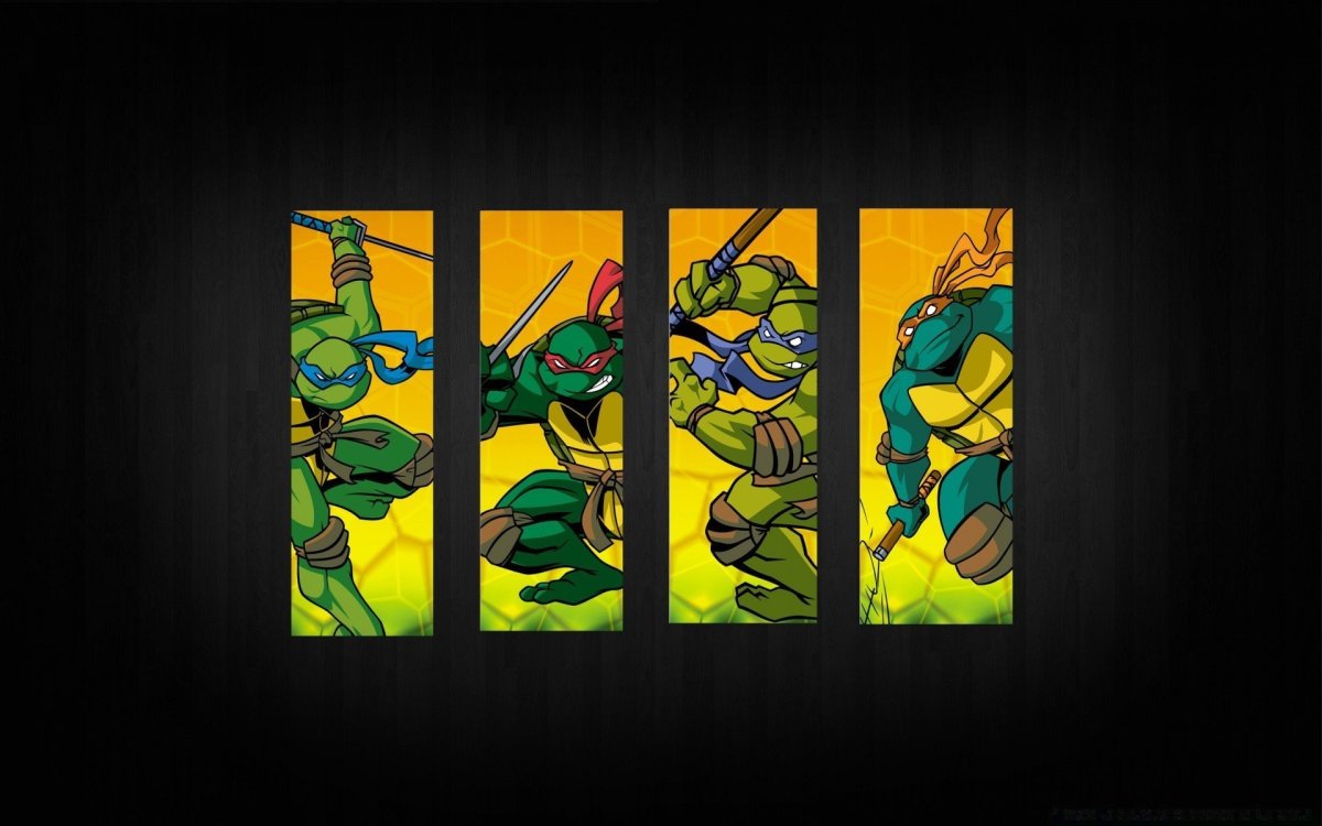 Черепашки ниндзя на рабочий стол 1920х1080