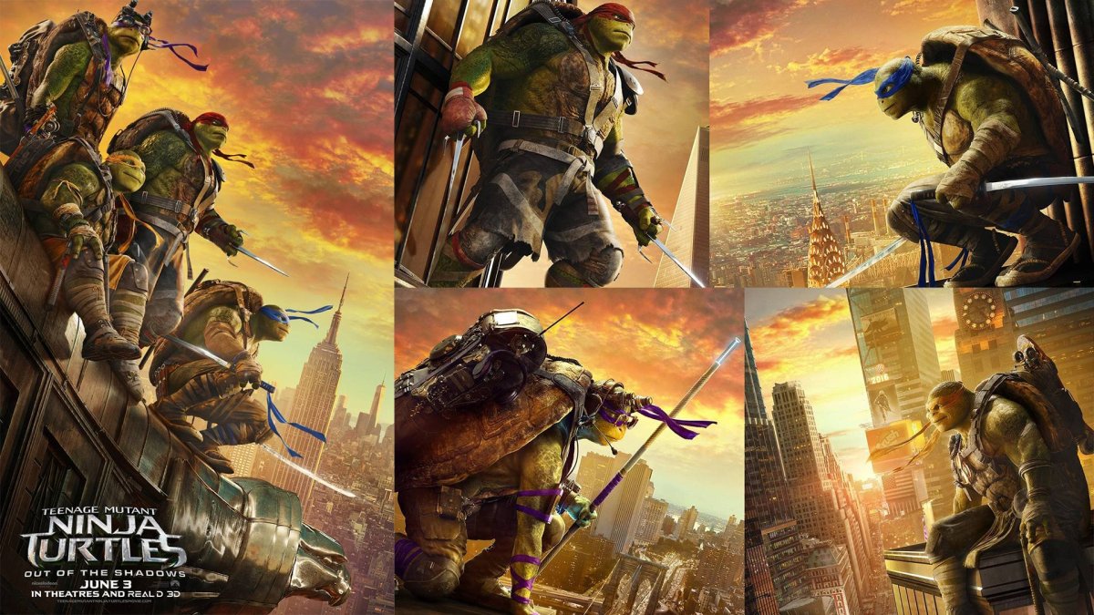 Черепашки ниндзя 2016 обои