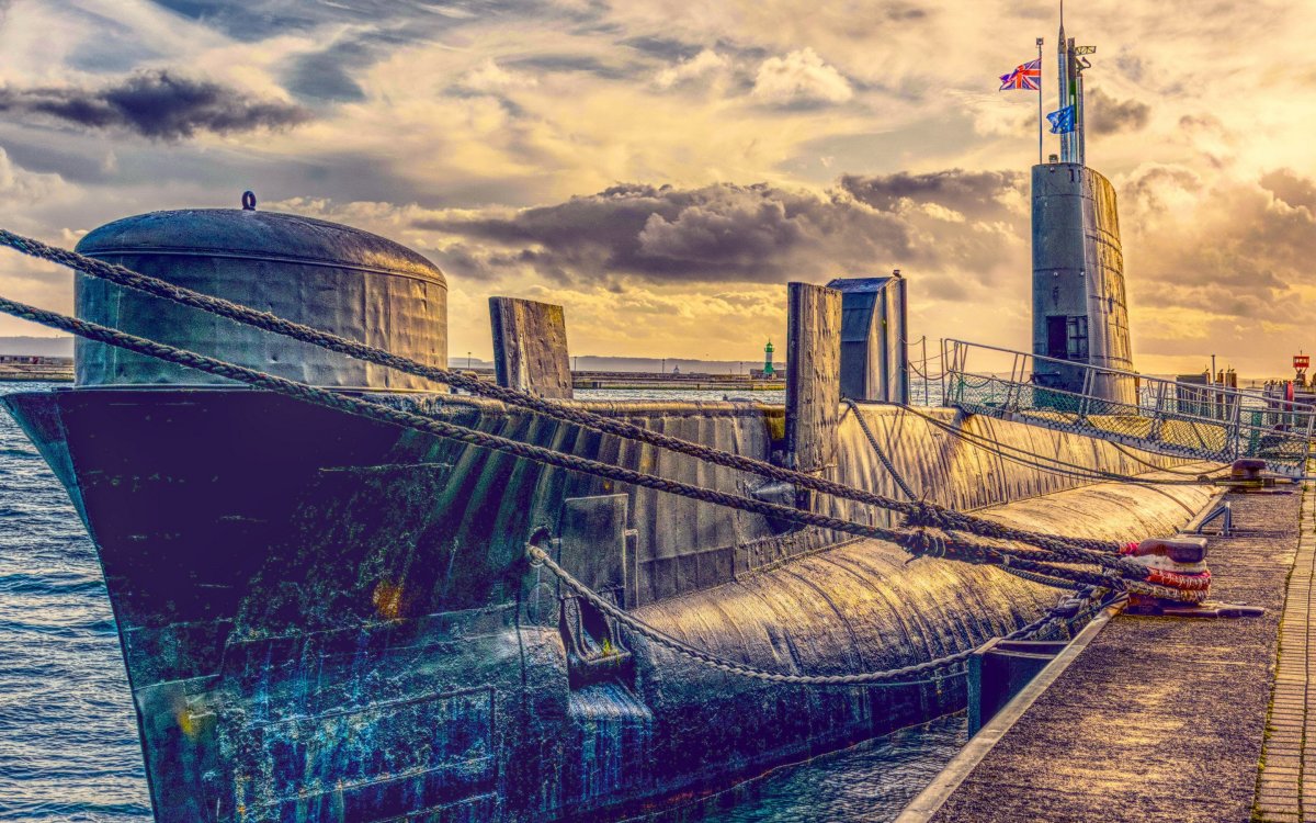 Подводная лодка обои