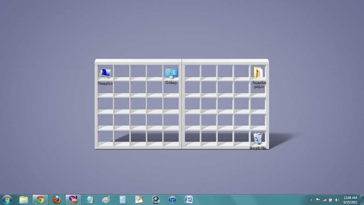 Рабочий стол полочки