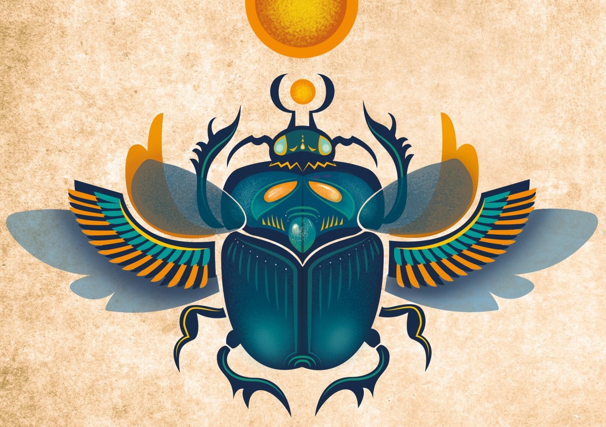 Скарабей в египетской мифологии