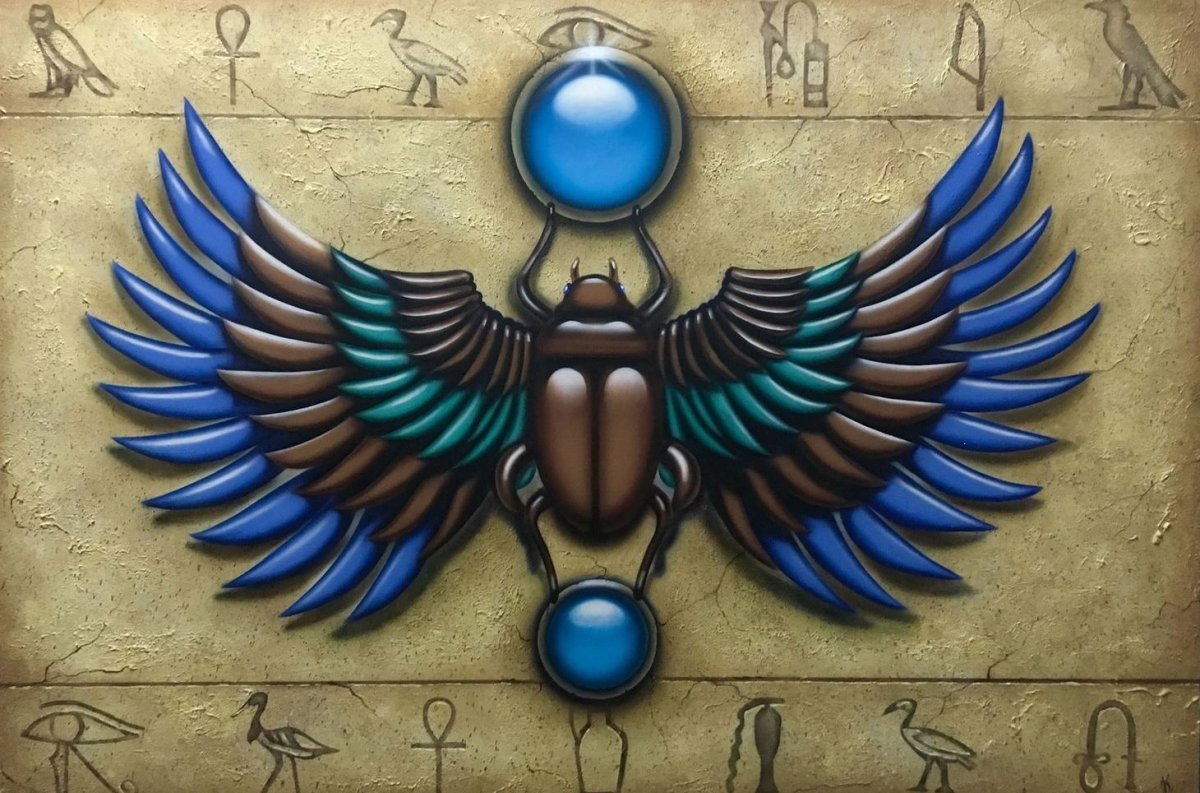 Заставка на телефон скарабей