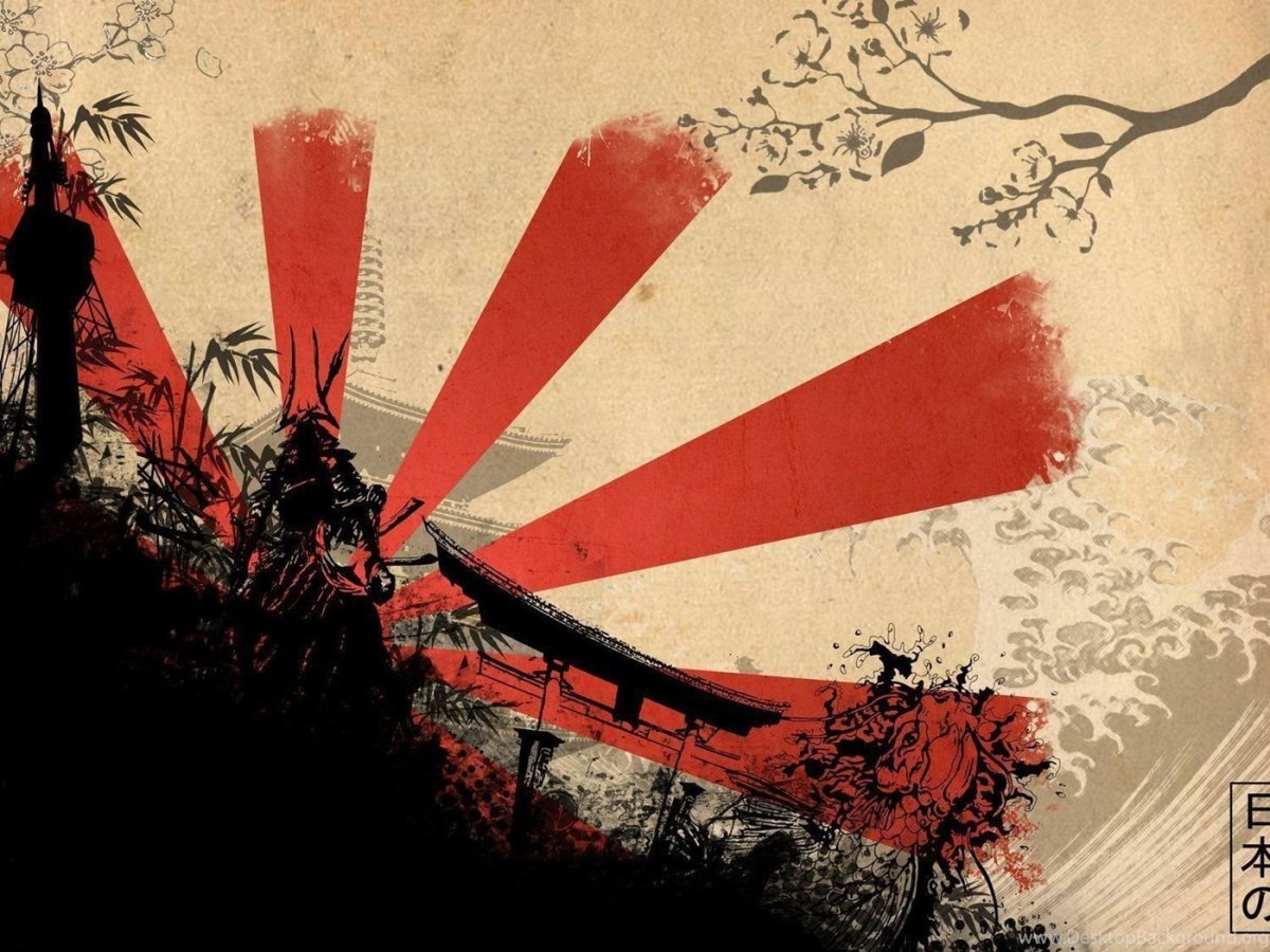 Флаг камикадзе Япония