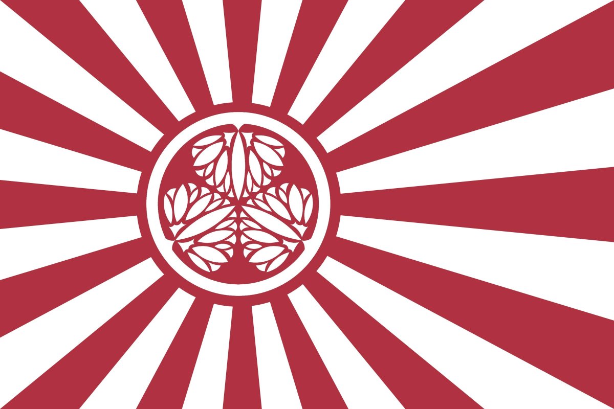 Флаг камикадзе Япония