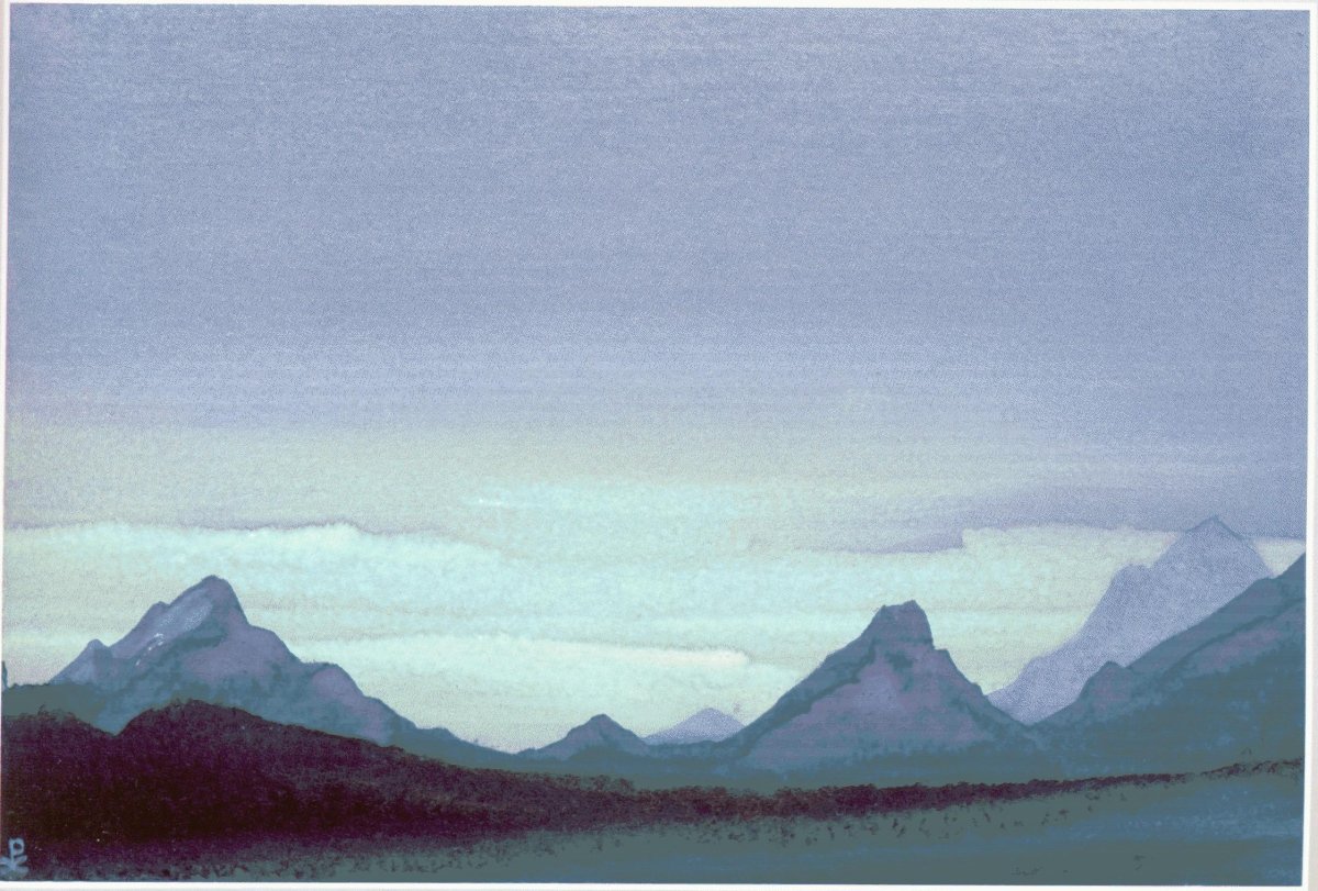 Рерих Гималаи вечер