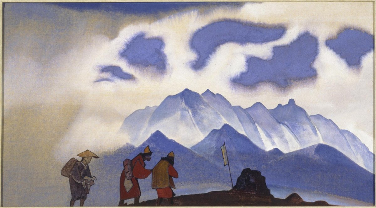 Картина Рериха Мадонна Орифламма