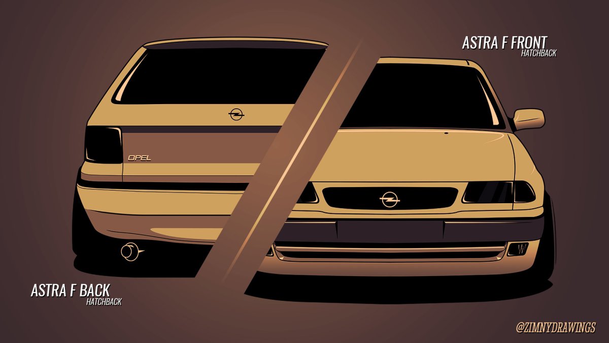 Опель Астра арт