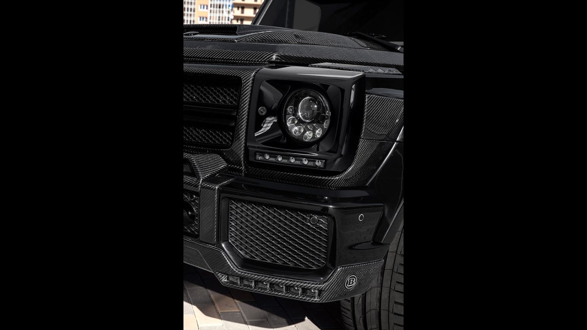 G 63 AMG Brabus матовый черный карбон