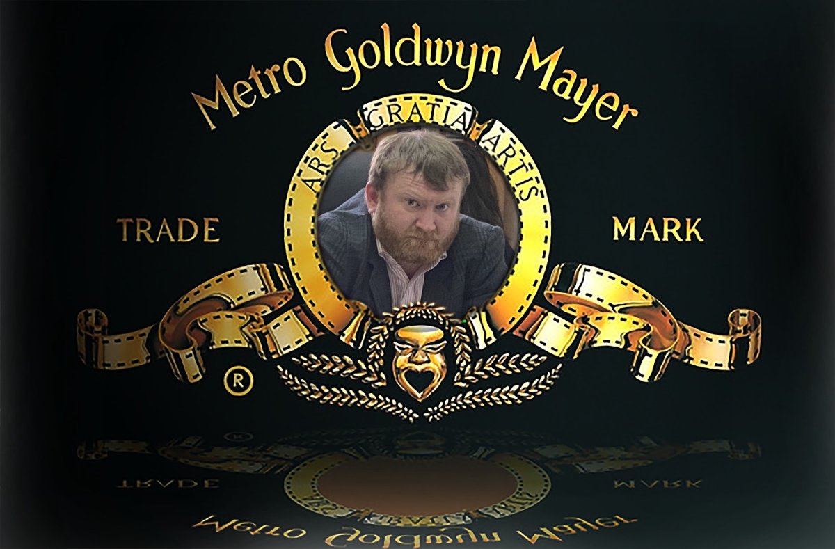 Логотип кинокомпании метро Голдвин Майер