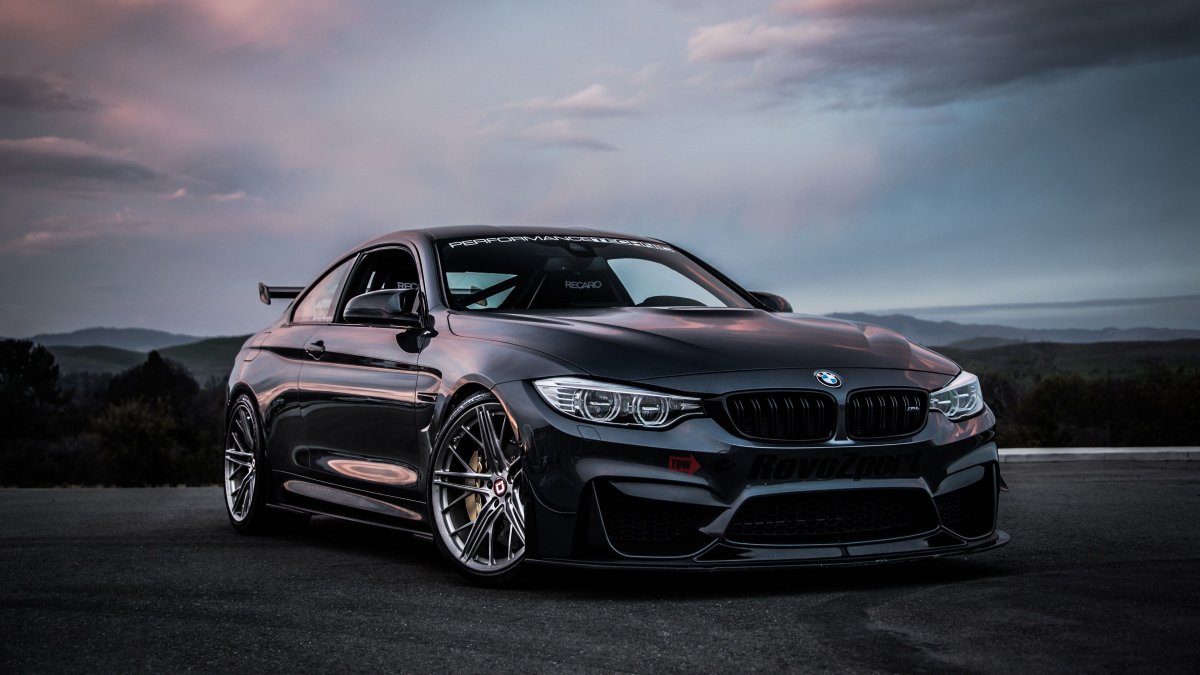 BMW m4 Coupe черный